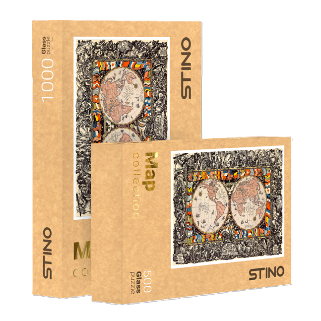 پازل شیشه‌ای نقشه STINO 260pcs 20104
